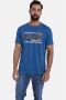 Jan Vanderstorm regular fit T-shirt JACOB Plus Size met printopdruk blauw - Thumbnail 1