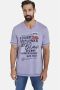 Jan Vanderstorm regular fit T-shirt NORDGER Plus Size met printopdruk lavendel - Thumbnail 1