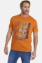 Jan Vanderstorm regular fit T-shirt PAVELKO Plus Size oranje - Thumbnail 1