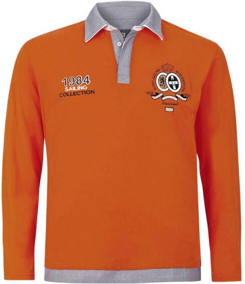 Jan Vanderstorm sweater Plus Size oranje