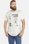 Jan Vanderstorm T-shirt Plus Size VALTERI met printopdruk wit - Thumbnail 1