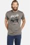 Jan Vanderstorm T-shirt TAIT Plus Size met printopdruk olijfgroen bruin - Thumbnail 1