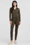 Jane Lushka Comfortabele Stretch Jumpsuits Groen Dames - Thumbnail 1