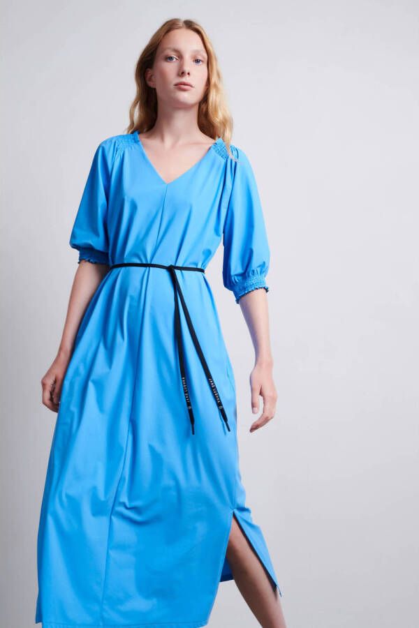 Jane Lushka jurk Lorna van travelstof blauw