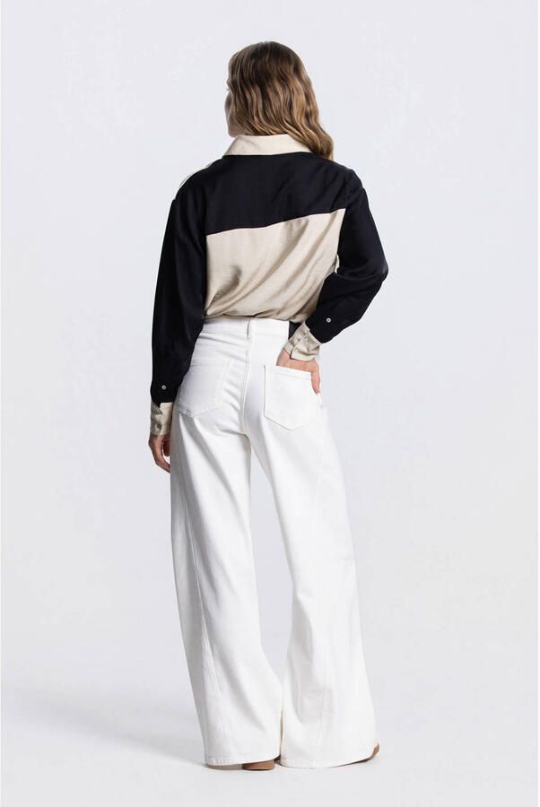 JANSEN Amsterdam blouse beige - Foto 2