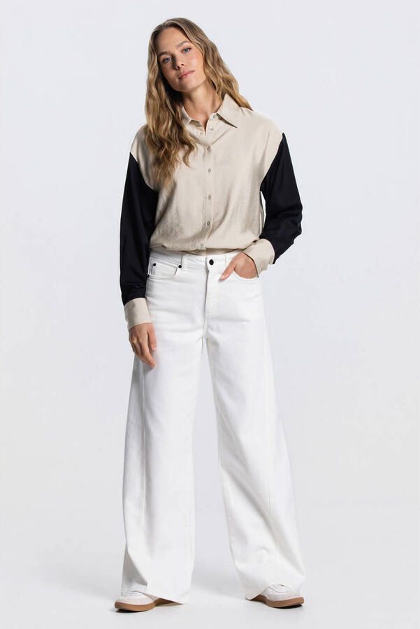 JANSEN Amsterdam blouse beige - Foto 3
