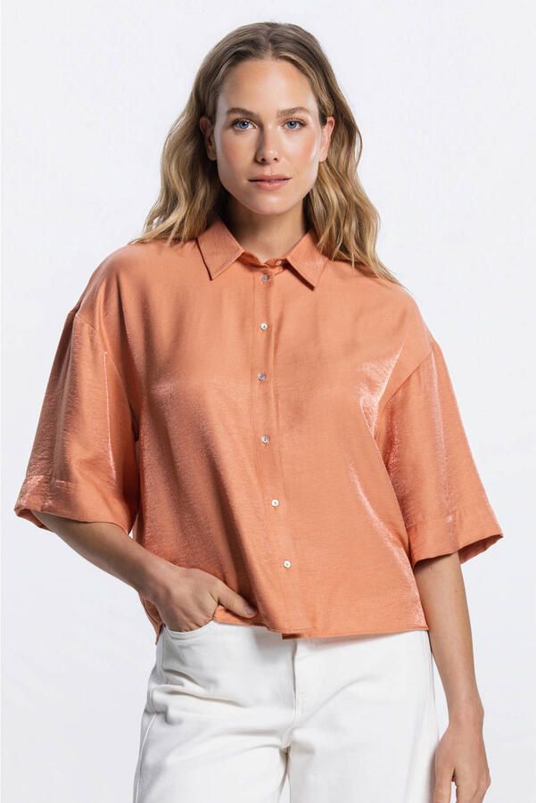 JANSEN Amsterdam blouse oranje