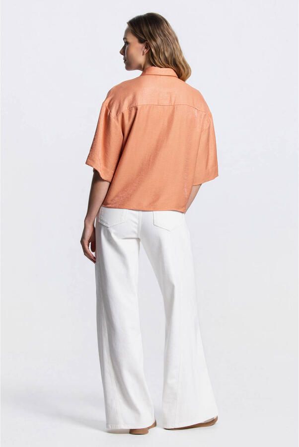 JANSEN Amsterdam blouse oranje - Foto 2