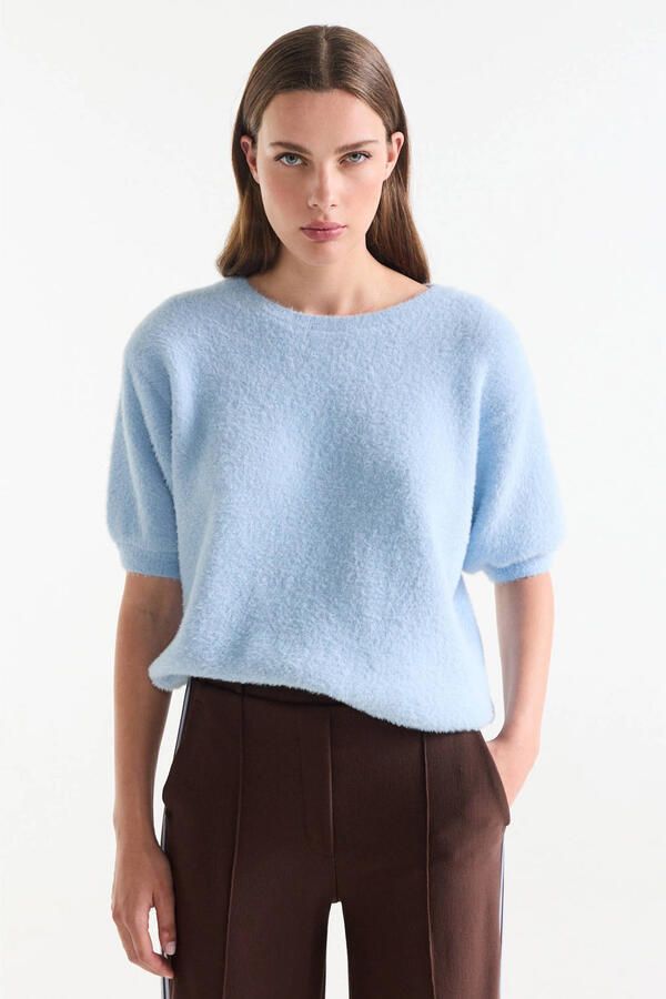 Jansen Amsterdam Sweater Manin P168 Trui Light Blue
