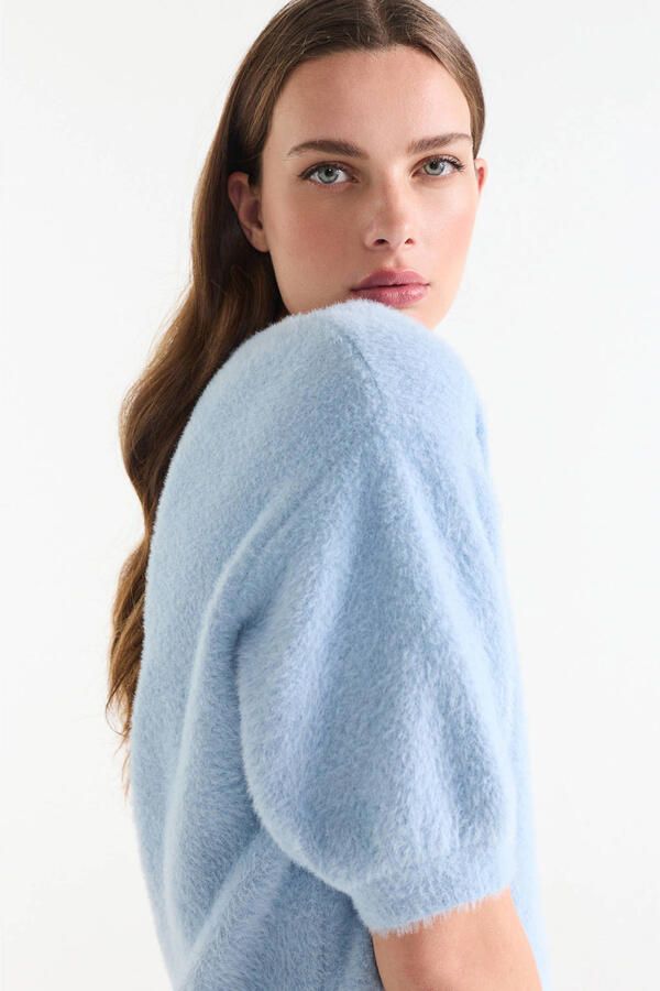 Jansen Amsterdam Sweater Manin P168 Trui Light Blue - Foto 2