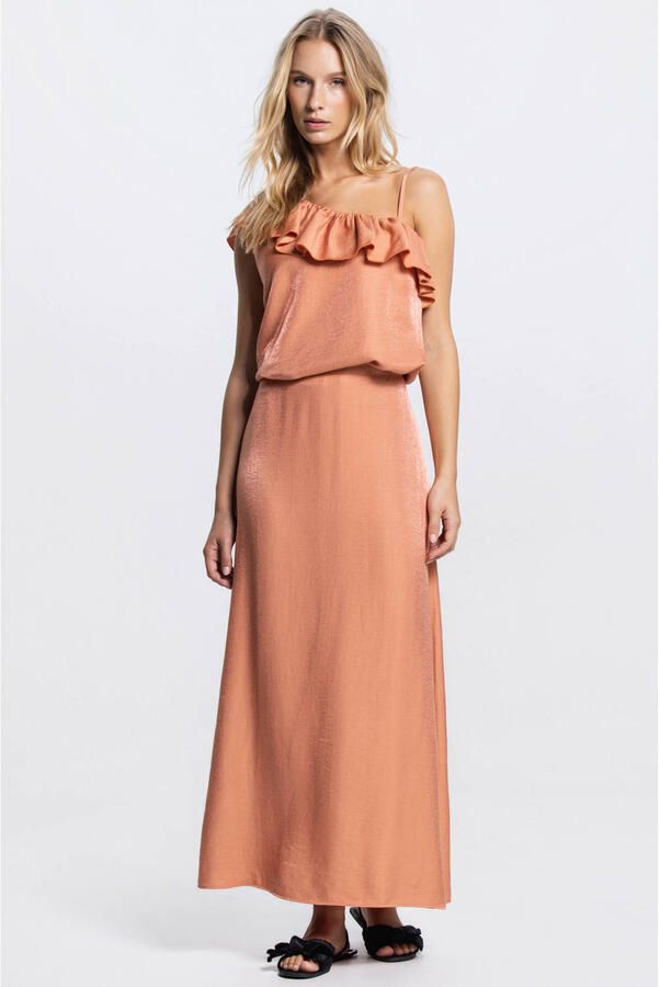 JANSEN Amsterdam maxi rok oranje - Foto 2