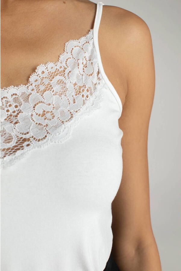 Jansen Amsterdam Blouse Nos Kaith v306 Singlet Off White - Foto 7