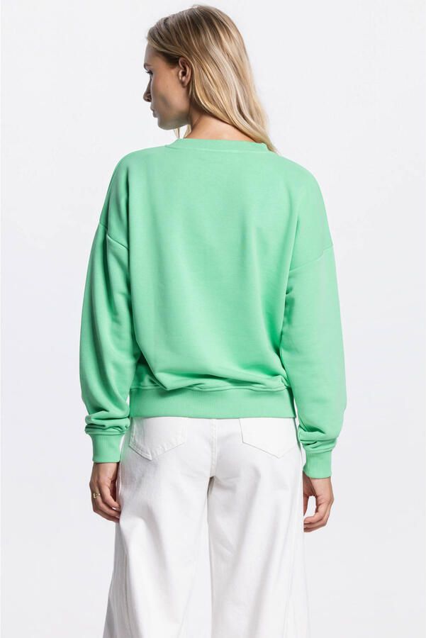 JANSEN Amsterdam sweater groen - Foto 3