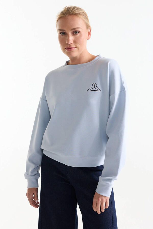 JANSEN Amsterdam sweater lichtblauw