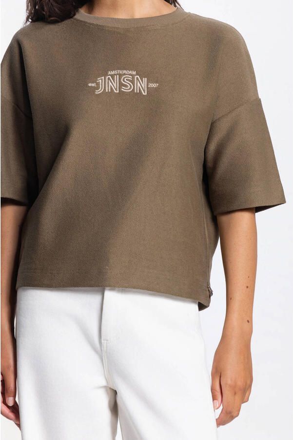 JANSEN Amsterdam sweater olijfgroen - Foto 2