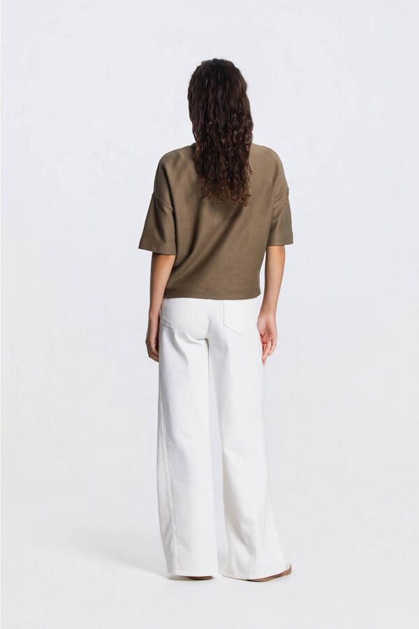 JANSEN Amsterdam sweater olijfgroen - Foto 3