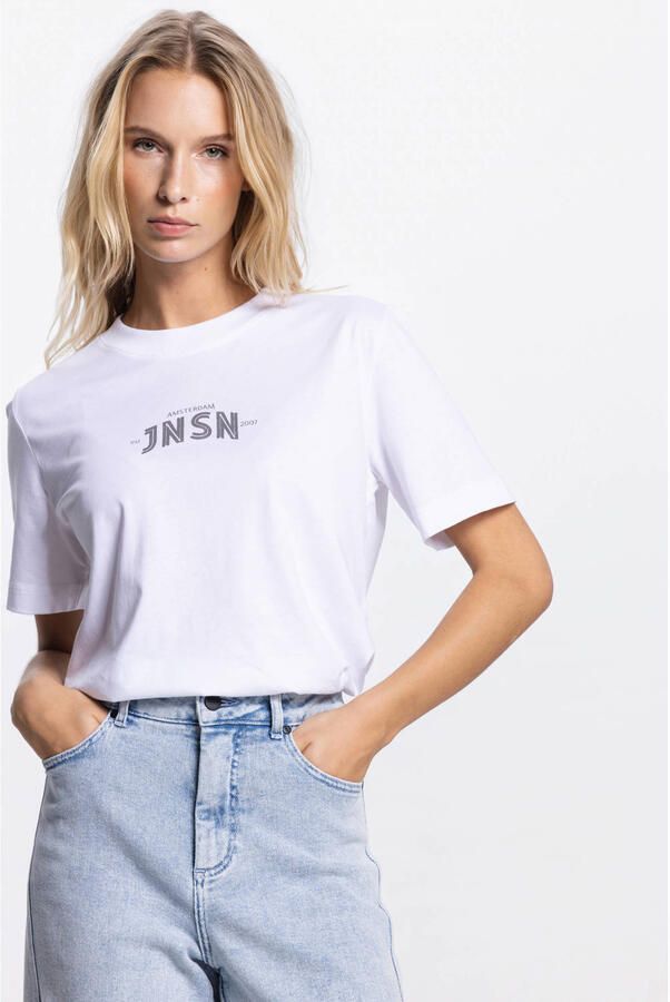 JANSEN Amsterdam T-shirt wit - Foto 3