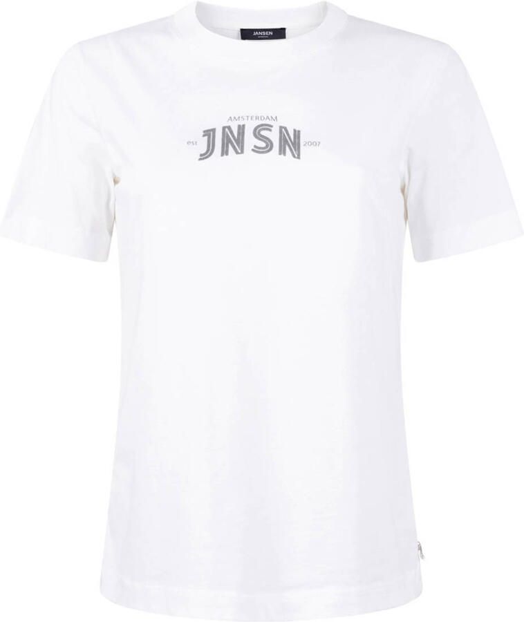 JANSEN Amsterdam T-shirt wit - Foto 2