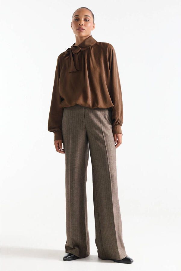Jansen Amsterdam Blouse iris blouse camel - Foto 3