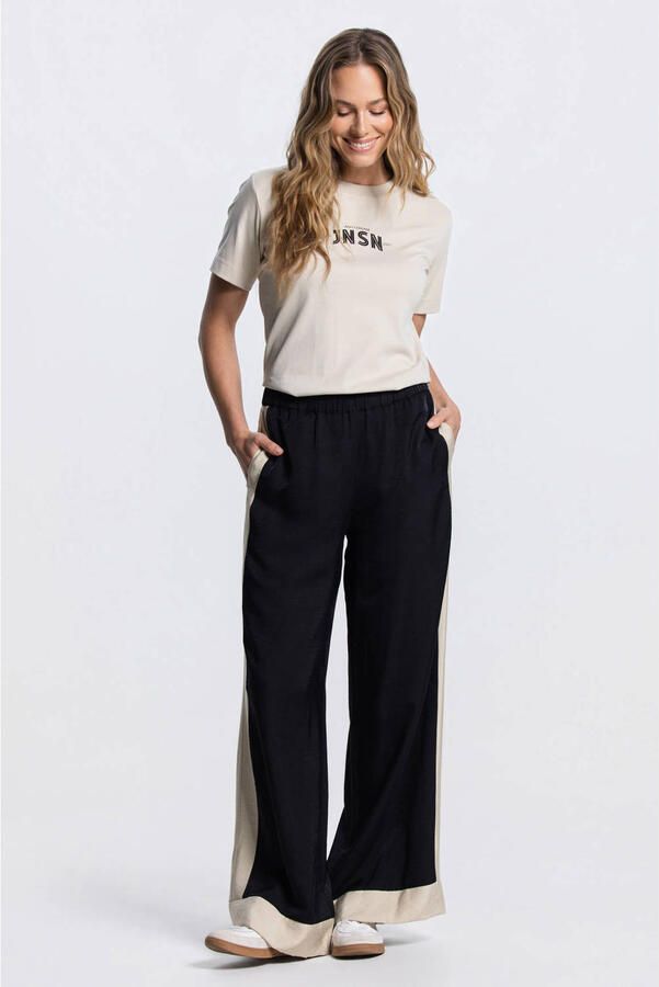 JANSEN AMSTERDAM Dames Broeken Olene Broek Cb 422 Color Block Elastic Waist Multi - Foto 5