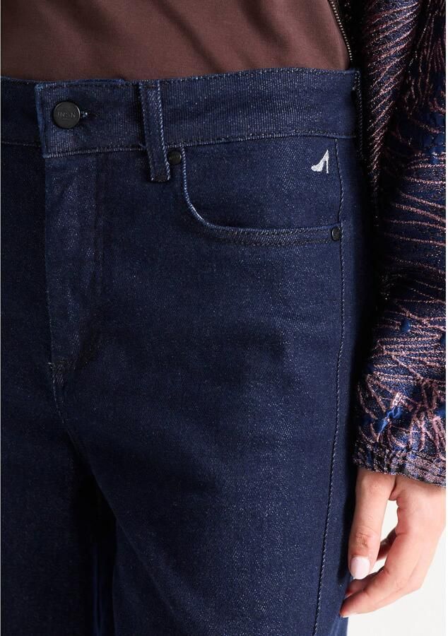 JANSEN Amsterdam wide leg jeans donkerblauw - Foto 2