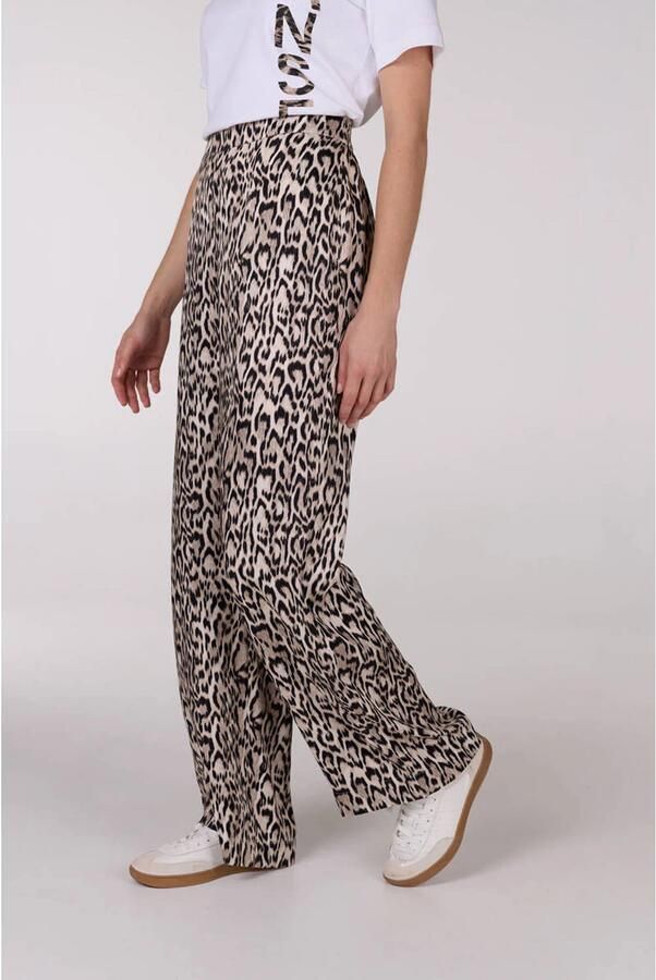 JANSEN AMSTERDAM Dames Broeken Romana Broek Wa 429 Wide Long Wit - Foto 6