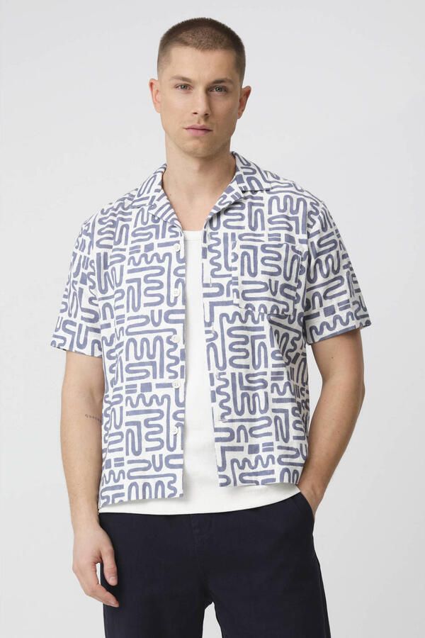 J.c. rags Alberto Casual Heren Overhemd KM