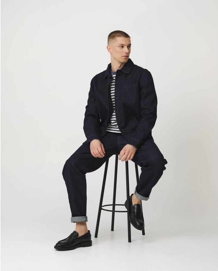 JC RAGS Heren Overshirts Overshirt Roux Donkerblauw - Foto 7