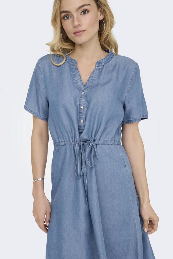 JDY A-lijn jurk medium blue denim