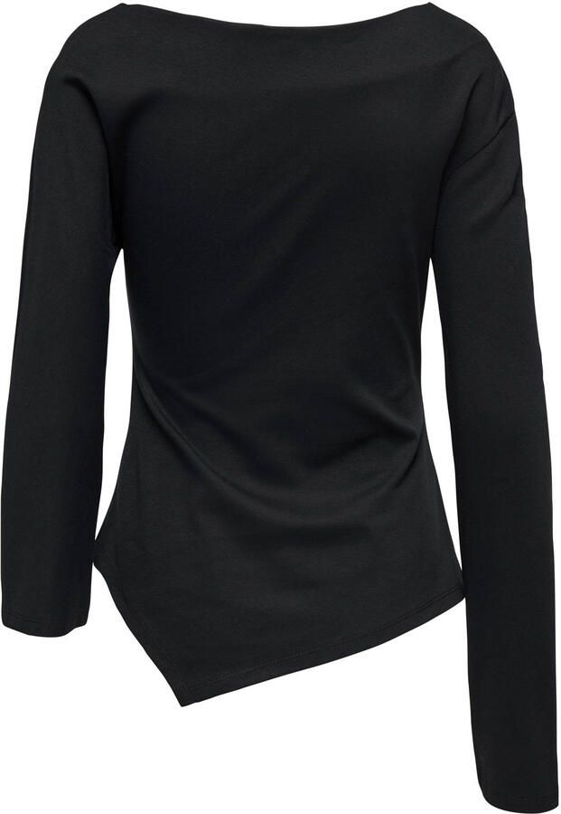JDY asymmetrische top zwart - Foto 2