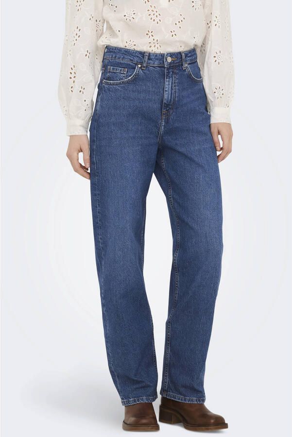 JDY bailey Hw Barrel Jeans Mb Dnm jeans mediumblauw