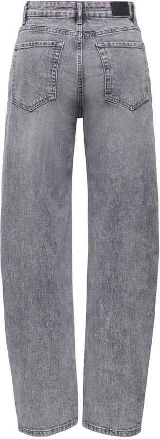 JDY bailey Hw Barrel Jeans Mg Dnm jeans grijs - Foto 3
