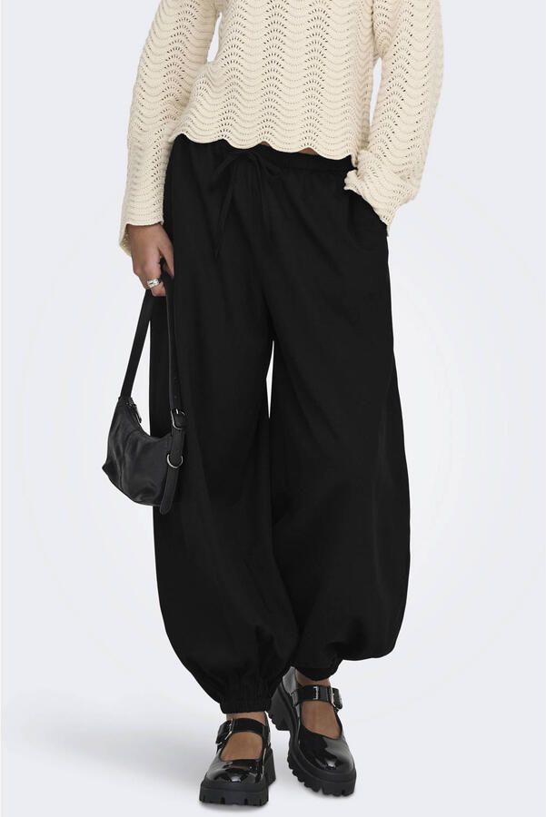 JDY ballon casual broek zwart