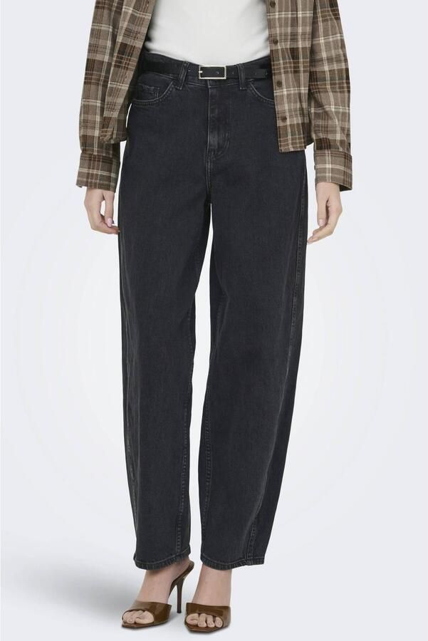 JDY barrel jeans zwart