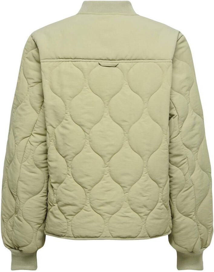 JDY baseball jacket quilted lichtgroen