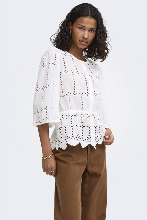 Jacqueline De Yong Jojo Anglaise Shirt Woven