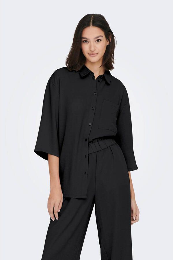 JDY Blouse met korte mouwen DIVYA 3 4 LOOSE SHIRT WVN NOOS - Foto 3