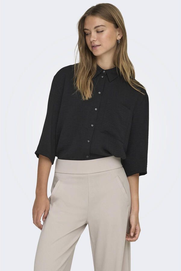 JDY Blouse met korte mouwen DIVYA 3 4 LOOSE SHIRT WVN NOOS