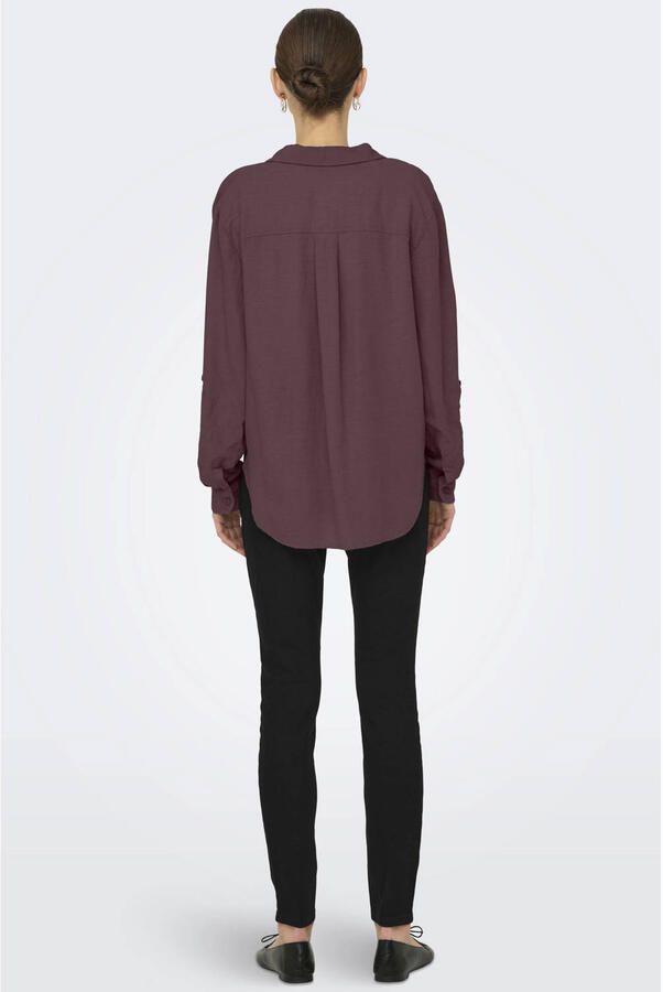 JDY blouse donkerpaars - Foto 2