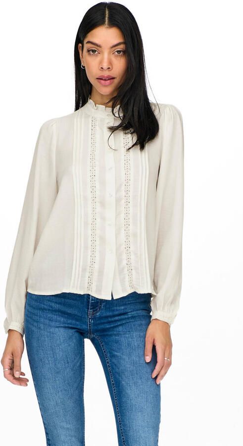 JDY Blouse met ruches ELLIS L S LACE SHIRT WVN NOOS - Foto 2