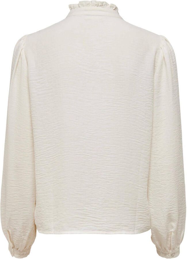 JDY Blouse met ruches ELLIS L S LACE SHIRT WVN NOOS