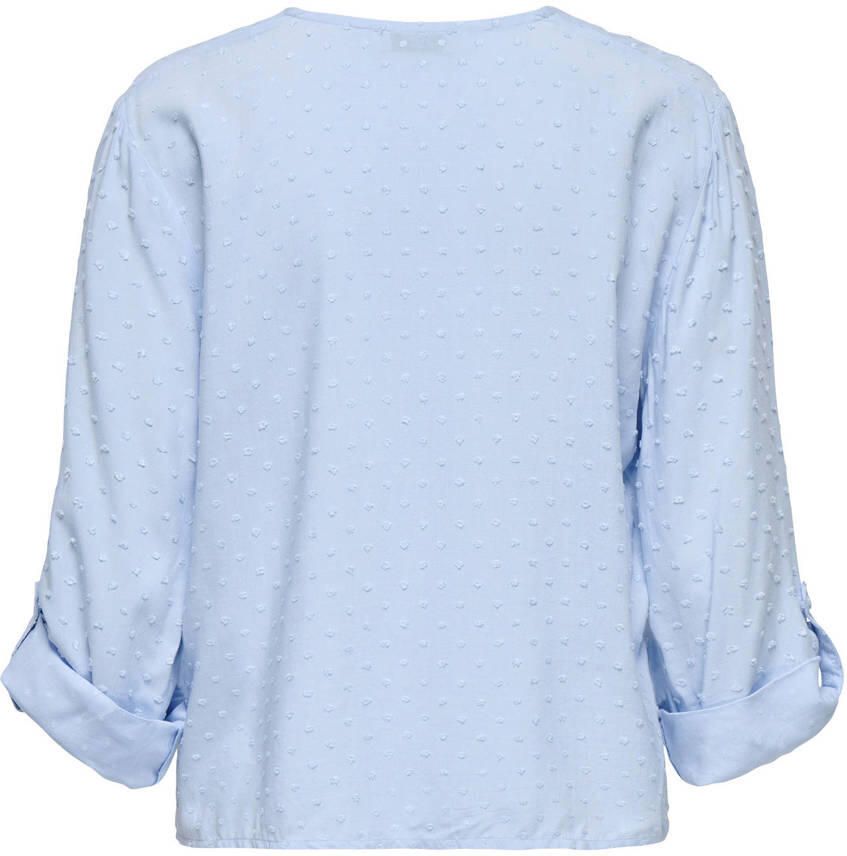 JDY Diana Life 7 8 Dobby Blouse Dames