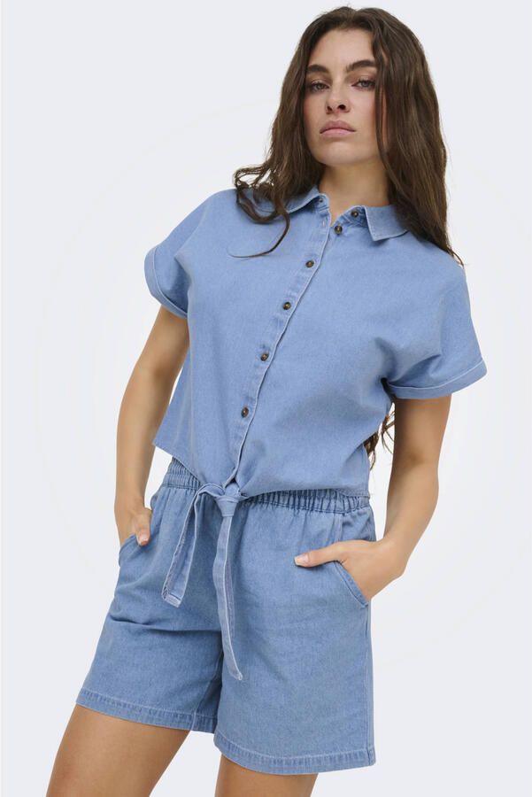 JDY blouse light blue denim