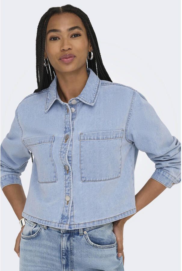 JDY blouse light blue denim