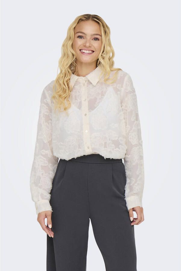 JDY Blouse Maia Shirt Cloud Dancer - Foto 3