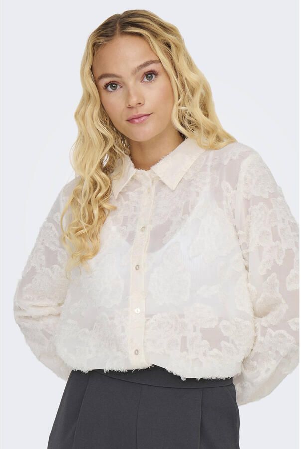 JDY Blouse Maia Shirt Cloud Dancer - Foto 2