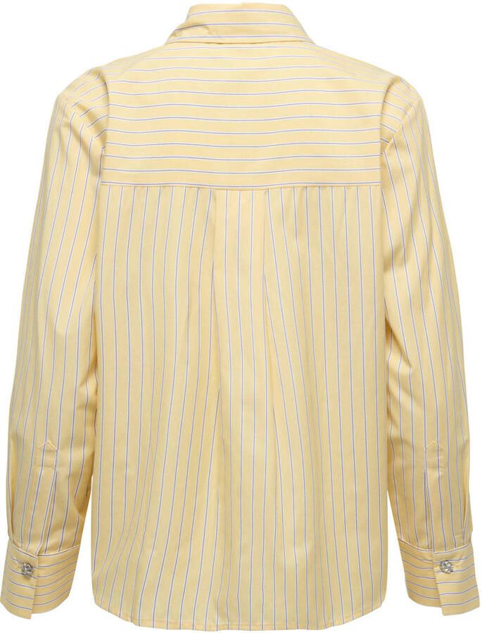JDY blouse met streep geel - Foto 2