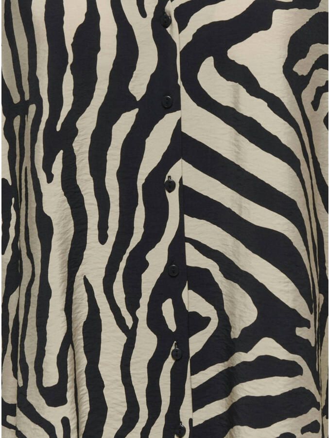 JDY blouse met zebraprint zwart - Foto 2