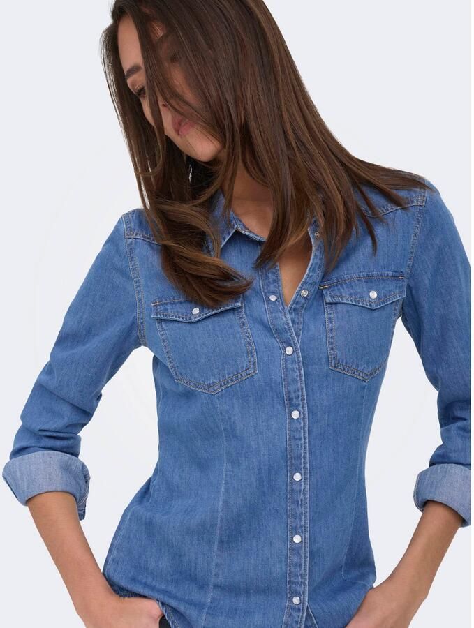 JDY blouse middelblauw