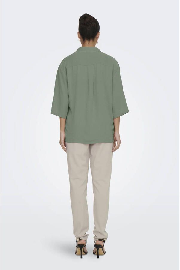 JDY Blouse met korte mouwen DIVYA 3 4 LOOSE SHIRT WVN NOOS